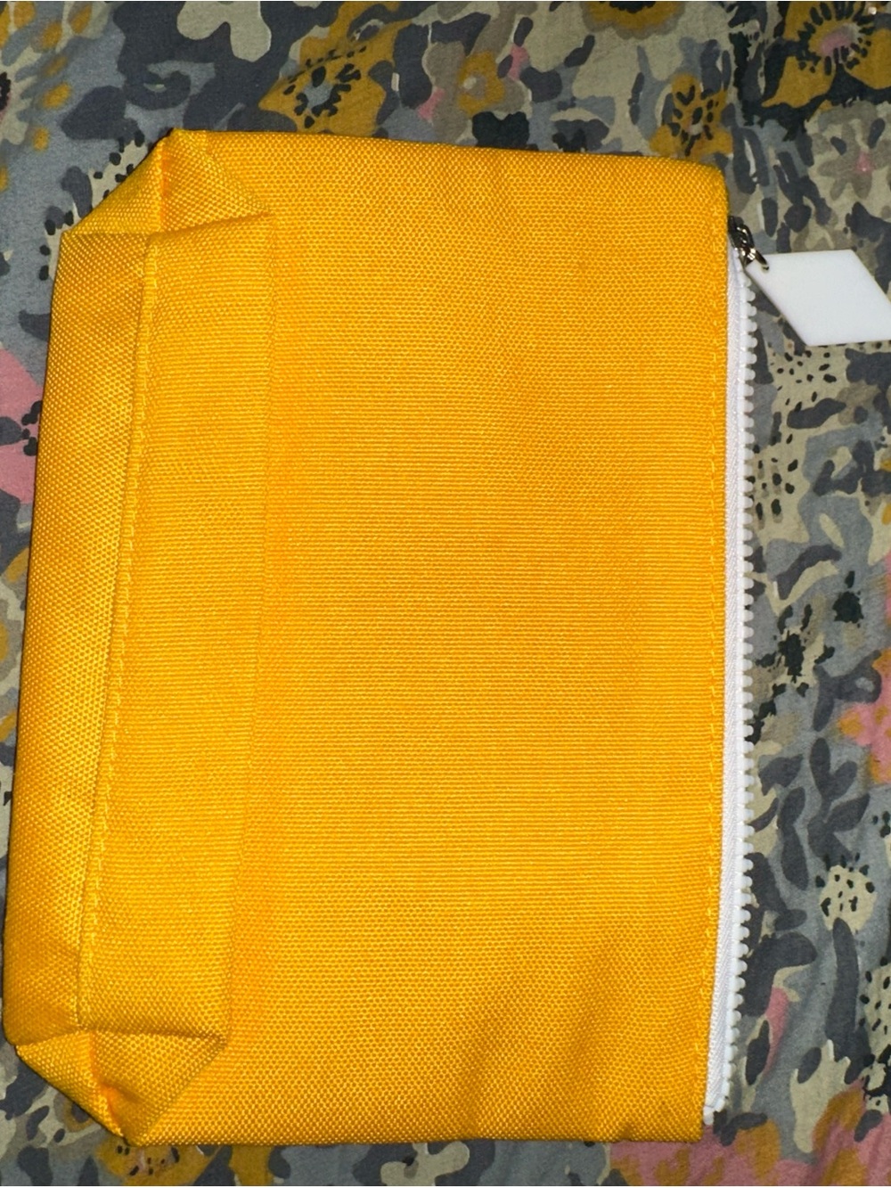 Sol de Janeiro Orange Canvas Zip Cosmetic Pouch - Picture 5 of 5